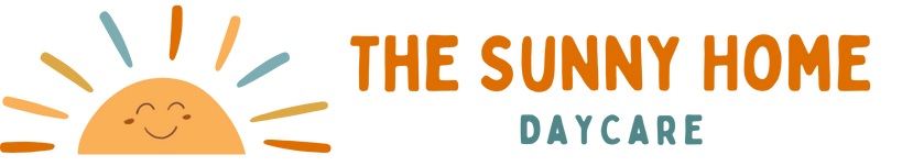 the horizontal logo for the sunny home day care